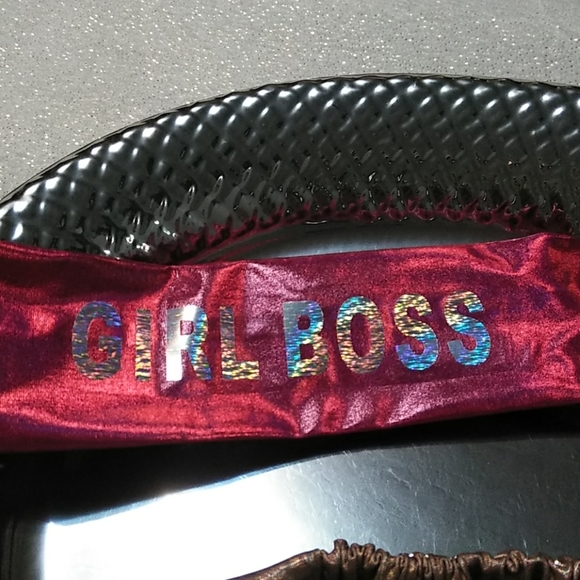 🔥NEW METALLIC FAUX LEATHER THEMES HEAD BANDS - Picture 7 of 8